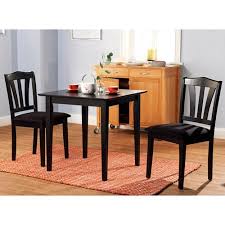 Metropolitan 3 Piece Dining Set Multiple Finishes Walmart Com Nook Dining Set Dining Room Sets Kitchen Dining Sets