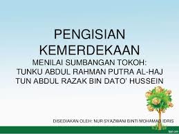 Tun haji abdul razak bin hussein, prime minister, foreign minister, and defense minister of malaysia from 1970 to 1976. Sejarah Tema 4 Sumbangan Tokoh