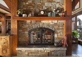Double Sided Fireplace But Anchor It With Wood Beams Love Log Home Designs Log Home Floor Plans Log Homes