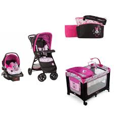 Disney Minnie Baby Bundle Baby Gear Bundle Collection Stroller Travel System Play Yard Baby Gear Bundle Travel Systems For Baby Stroller