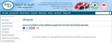 Devlet su i̇şleri 2005 kişiyi kapsayan işçi alımı gerçekleştirecek. Devlet Su Isleri Dsi Is Ilanlari Personel Alimi Ve Is Basvurusu