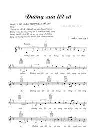 Sheet Nhạc Bai đường Xưa Lối Cũ Sheet Bai Hat Hợp Am Lời Bai Hat Sheet Nhạc Lời Bai Hat Giang B Hợp Am Thăng Tăng Cỡ Sheet Music Music Emt