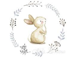Browse Unique Items From Aidazamora On Etsy A Global Marketplace Of Handmade Vintage And Creative Goods Nursery Illustration Whimsical Art Bunny Art