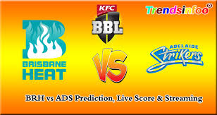 Brisbane heat video highlights are collected in the media tab for the most popular matches as soon as video appear on video hosting sites like youtube or dailymotion. Brh Vs Ads Prediction Live Score Streaming Brisbane Heat Vs Adelaide Strikers 13th Match Bbl 2020