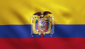 Ecuador ist eine repräsentative demokratische republik in südamerika und grenzt im norden an kolumbien, peru im osten und süden flagge. Ecuador Flagge Fototapete Fototapeten Ausgeschaltet Ecuador Patriotischen Myloview De