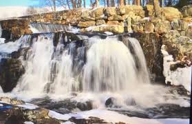 As soon as we hopped out of the truck we saw a father and his son fishing in the pond. Southford Falls One Of Ct S Hidden Gems