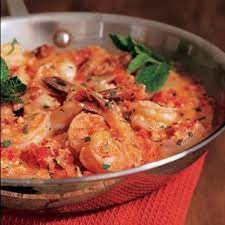 Greek Shrimp With Tomatoes And Feta Cheese Recipe Greek Shrimp Recipes Seafood Recipes