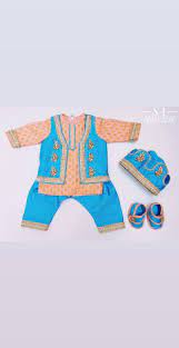 Cute Nepali Annaprasan Pasni Rice Feeding Ceremony Baby Girl And Baby Boy Pasni Sets By Sweta Acharya Indulge In Weaning Ceremony Peach And Blue Baby Dress
