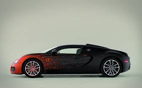 Bugatti Veyron Grand Sport Art Car Left Side View Photo On December 3 2012 Car Art Sports Art Bugatti