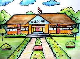 Kartun anak islami indonesia motivational hd. Gambar Lingkungan Sekolah Yang Bersih Dan Bagus