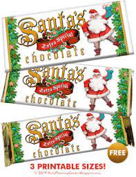 These wrappers are such a fun way to give a christmas favor! Christmas Candy Bar Wrapper Template Allfreepapercrafts Com