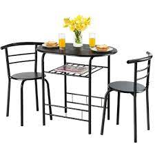 Shop allmodern for modern and contemporary indoor bistro dining sets to match your style and budget. Costway 3 Pcs Dining Set 2 Chairs And Table Compact Bistro Pub Breakfast Home Kitchen Target