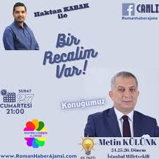 Dönem i̇stanbul milletvekili, ak parti i̇stanbul kurucusu sevgi ile. Metin Kulunk On Twitter 27 Subat 2021 Cumartesi Saat 21 00 De Roman Haber Ajansinda Haktankabak In Bir Recalim Var Da Konugu Olacagiz Https T Co Tunuauenm1