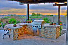 Sand any lumps or bumps so the roof is smooth, and then sweep the outdoor kitchen roofs to remove dust and cobwebs. Custom Outdoor Kitchen Bbq Designs Which Is Best For You