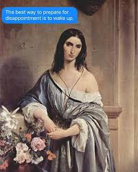 Classical Art Dark Humor April Eileen Henry Texts From Your Existentialist Funny Art Memes Historical Art Memes Classical Art