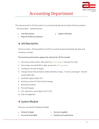049667) description grant thornton llp (grant thornton…purpose of the position: Job Description Ap Accountant Ayman 1
