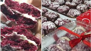Red Velvet Crinkles Pang Negosyo With Costing Youtube Red Velvet Crinkles Crinkles Recipe Red Velvet