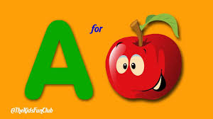A For Apple B For Ball C For Cat D For Dog Learn Abc