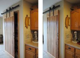 Browse our rolling barn door hardware by style, length or finish from a few different manufacturers. Industrial Barn Door Hardware And Barn Doors Traditional Kitchen Salt Lake City By Rustica Hardware Houzz Au