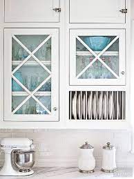 This minimalist modern kitchen has a rustic feel to it. Modern Glass Inserts For Kitchen Cabinets Novocom Top