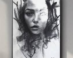 Incorporeal Checkpoint, Original Charcoal Art