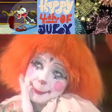 John O'Hern and I spoke of Marshal Starer's daughter, who played a clown at  his Carousel and Northern Lights operations. Photo is 1984 courtesy  Margaret Chambers, article 1982 Boonville Herald. John her