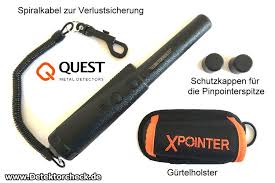 Features of a quality pinpointer metal detector. Quest Xpointer Pinpointer Detektorcheck De