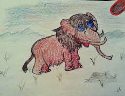 Mammoths are elephants' famous ice age ancestors who roamed the earth up until about 4,000 years ago. Pencil Drawing Wilhemena The Wooly Mammoth By Melissa A Morris Download Scientific Diagram