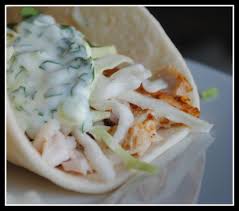 Dredge fish pieces in spice mix. Fish Tacos With Lime Cilantro Crema Prevention Rd