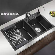 Whatever your kitchen sink needs menards has great deals for you! Jual Kitchen Sink Black Hitam 8245 Model Bolzano Bak Cuci Piring Stainless Jakarta Pusat Central Sanitary Tokopedia