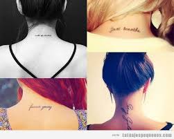 Tatuajes en el cuello pequeños. 40 Tatuajes Pequenos Con Frases Cortas Que Tienen Grandes Significados Tatuajes Pequenos