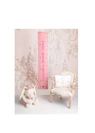 personalised wooden height chart nursery decor height chart vintage growth chart giant ruler baby shower kids nursery pink