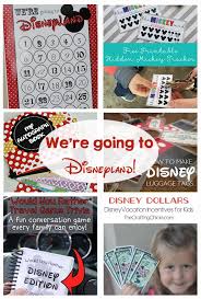 disney vacation ideas and printables the crafting chicks