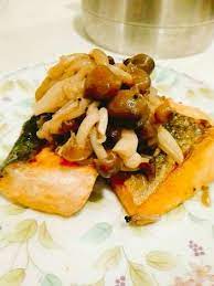 Resep Salmon Shimeji Tumis Shoyu Butter Oleh Akari Papa Recipe Resep Salmon Tumis Salmon