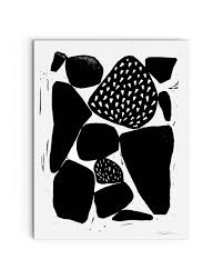 Black And White Shapes Art Modern Organic Forms Block Print Art Arte Design Wallart Artprint Organic Shape Design Organic Shapes Art