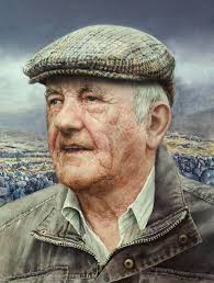 The Man from Donegal… My second watercolour painting of John Cunningham  from Ardara, Donegal. I actually met John when we stayed in his B&B in  Ardara, Donegal. I thought he had an