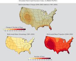 To be getting warm (in guessing game) ir acercándose a la respuesta; Simulated Warm Spell Duration Index Climdex Rcp8 5 North Carolina Institute For Climate Studies