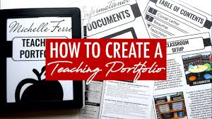 Collection of portfolio cover letter template that will perfectly match your needs. How To Create A Teaching Portfolio Physical And Digital Versions Youtube
