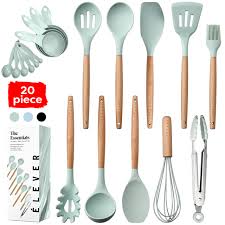 kitchen utensils set 20 silicone