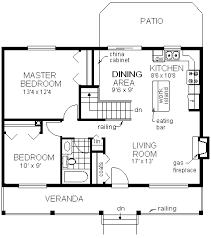 These home plans are pier built homes. House Plan 98872 One Story Style With 900 Sq Ft