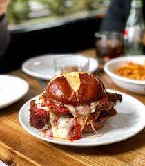 Emily Pizza E On Instagram Lunchtime Chickenparm Sammie Newest Addition To Our Westvillage Menu Sauce Mozzarell Emily Pizza Mozzarella Food