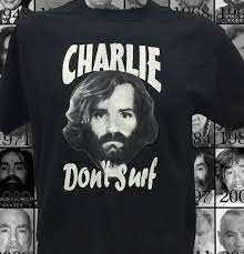 Charles manson i am you charlie don't surf usa flag t shirt patriotic american tee 1960s 1970s electrotorment. Charlie Don T Surf Tshirt Charles Manson Shirt Etsy