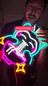 This Pokémon neon signs are so sick!! #pokemontiktok #pokemoncards #po...