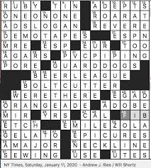 Rex Parker Does The Nyt Crossword Puzzle Mecca Trekker Sat 1 11 20 Number Six In Group Of Five Beverage Option At Early Mcdonald S Restaurants Acrobat S Platform Rationale For