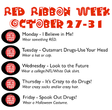 By wearing a red ribbon, people display their commitment to living drug free. Red Ribbon Week Quotes Quotesgram