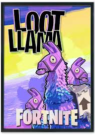 The first significant update of fortnite season 8 has gone live on playstation 4 xbox one and pc in the form of v810. Fortnite Loot Llama Poster Prints Your Way At Mixed Design Poster Prints Kids Poster Bedroom Posters