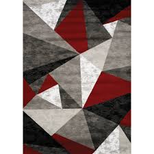 Black And White Area Rug Transparent Background 8 X 11 Large Gray Red And White Area Rug Platinum In 2020 Black Area Rugs Triangle Rug Grey Area Rug