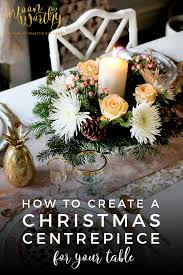 How To Create A Floral And Pine Christmas Centrepiece Swoon Worthy