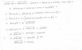 Continuă la pasul 3 8. Determinati Numerele Naturale Abcd Scrise In Baza 10 Stiind Ca 2abcd Abcd7 33581 Brainly Ro