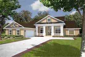 Below are 24 best pictures collection of ranch style porches photo in high resolution. Classic House Plan With Columns In Front 150 1001